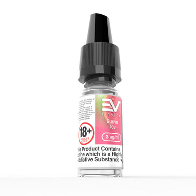 EV 10ml E-Liquids: Guava Ice - 12mg Freebase (10 Pack)
