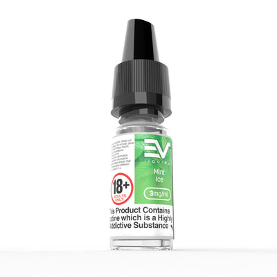 EV 10ml E-Liquids: Mint Ice - 12mg Freebase (10 Pack)