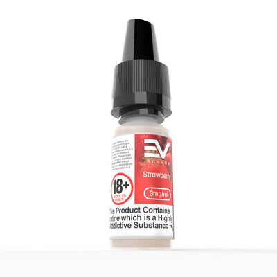 EV 10ml E-Liquids: Strawberry - 12mg Freebase (10 Pack)