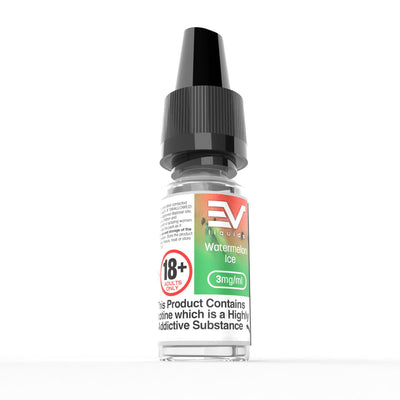 EV 10ml E-Liquids: Watermelon Ice - 6mg Freebase (10 Pack)