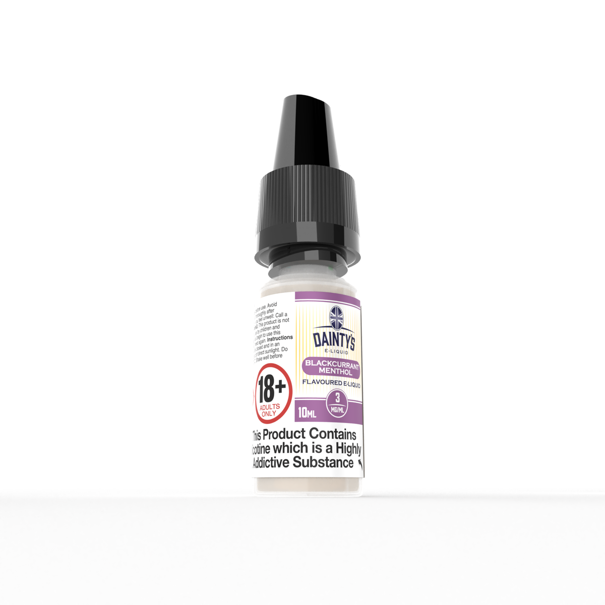 Dainty'S 10Ml E Liquids 3Mg Blackcurrant Menthol 10Ml