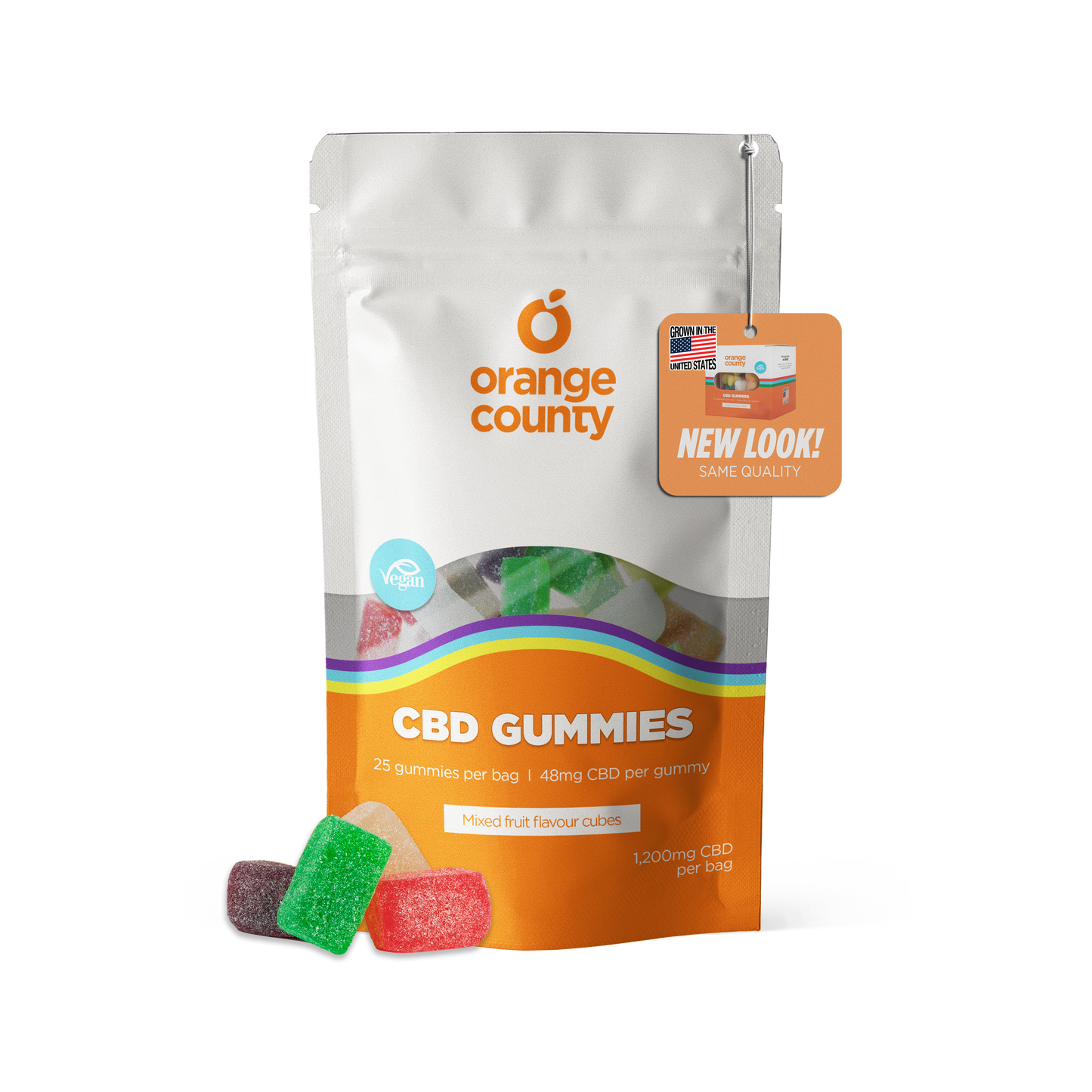 Orange County CBD Gummy Cubes Big Grab Bag