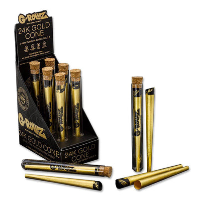G-Rollz 24K Gold Pre-Rolled Cones (Full Box)