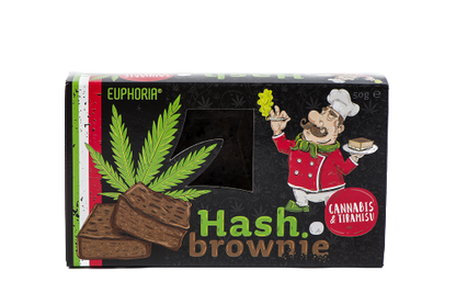 Euphoria Hash Brownie - Cannabis & Tiramisu