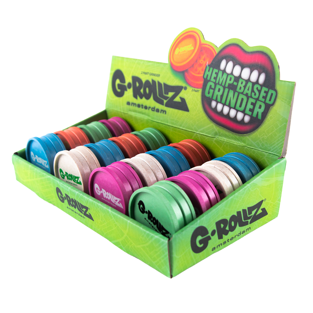 G-Rollz Hemp Based 2 Piece Grinder