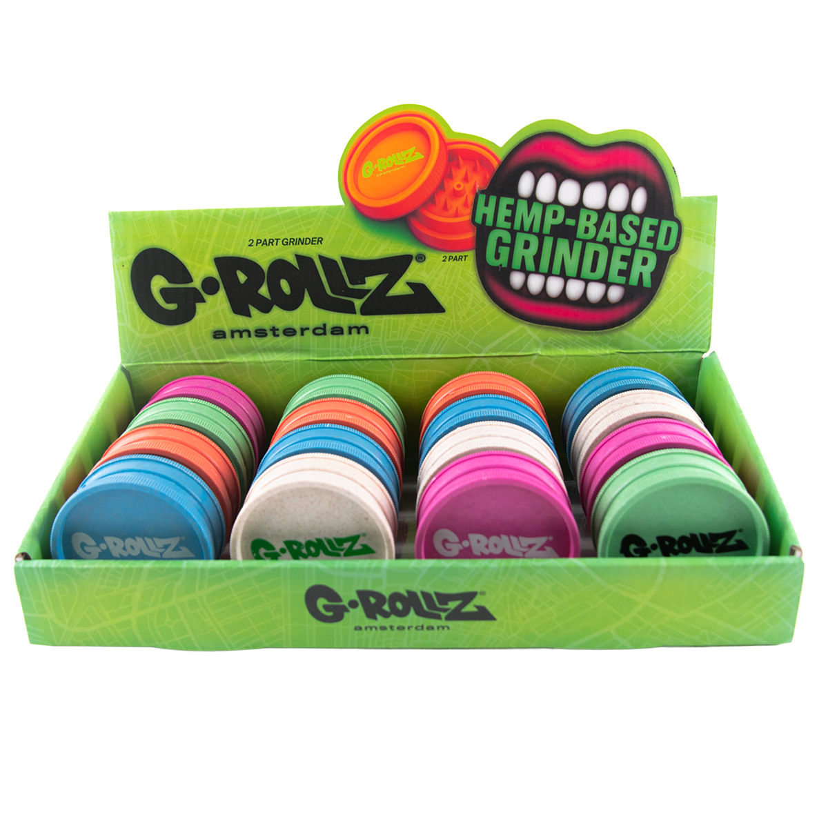 G-Rollz Hemp Based 2 Piece Grinder