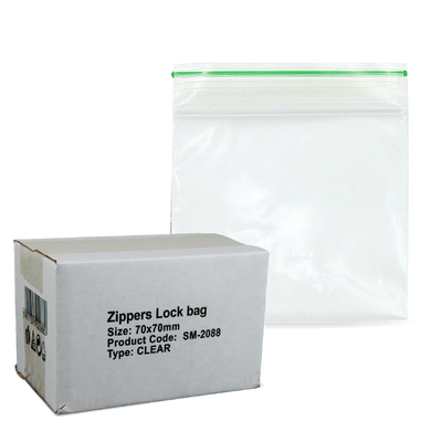 SPARKYS ZIPPER LOCK BAG CLEAR 70X70