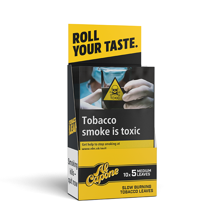 Al Capone Tobacco Leaf Wraps - Original (Full Box)