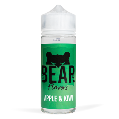 BEAR 100ml E-Liquid Shortfills - Apple & Kiwi