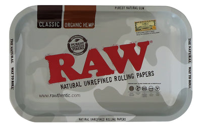 RAW 'Arctic Camo' Rolling Tray (Small 11