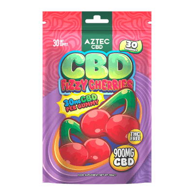 Aztec CBD CBD Fizzy Cherries 900mg