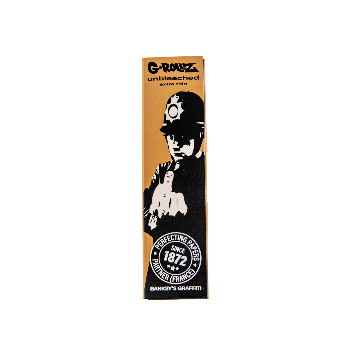 G-Rollz Banksy's Graffiti 'Rude Copper' Unbleached Kingsize Papers + Tips