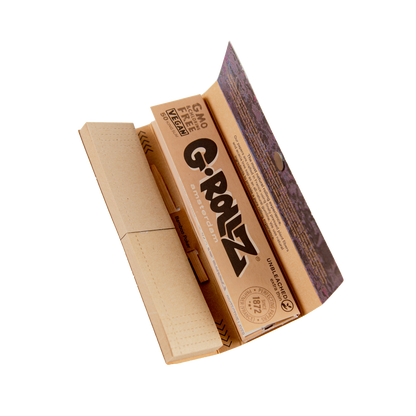 G-Rollz Banksy's Graffiti 'Rude Copper' Unbleached Kingsize Papers + Tips