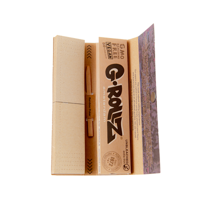 G-Rollz Banksy's Graffiti 'Rude Copper' Unbleached Kingsize Papers + Tips