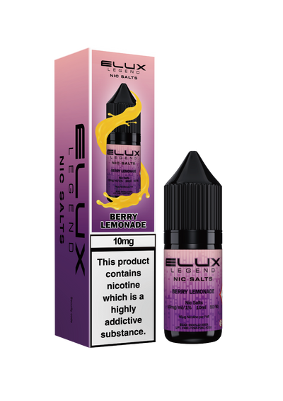 Elux Legend Nic Salts: Berry Lemonade - 20mg (10 Pack)