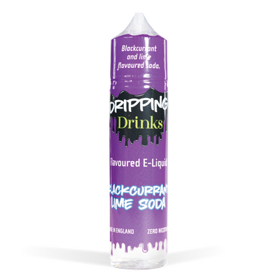 Dripping 50ml E-Liquid Shortfills - Blackcurrant Lime Soda