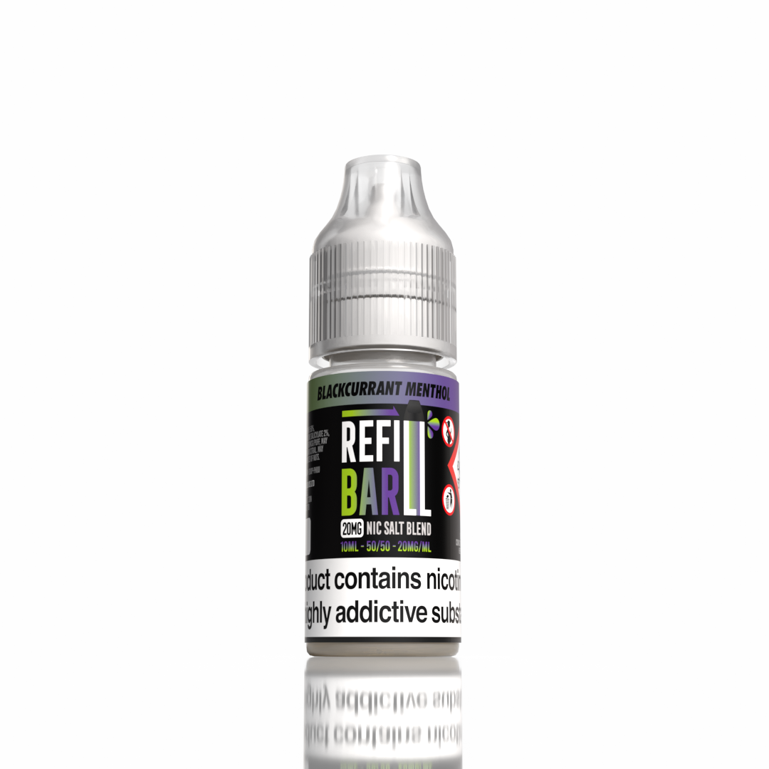 Refill Bar Salts Blackcurrant Menthol 10ml 50vg - (Pack Of 20)