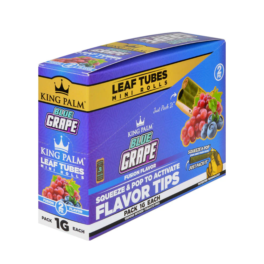 King Palm Terpene Infused Leaf Rolls (1gram) - Blue Grape