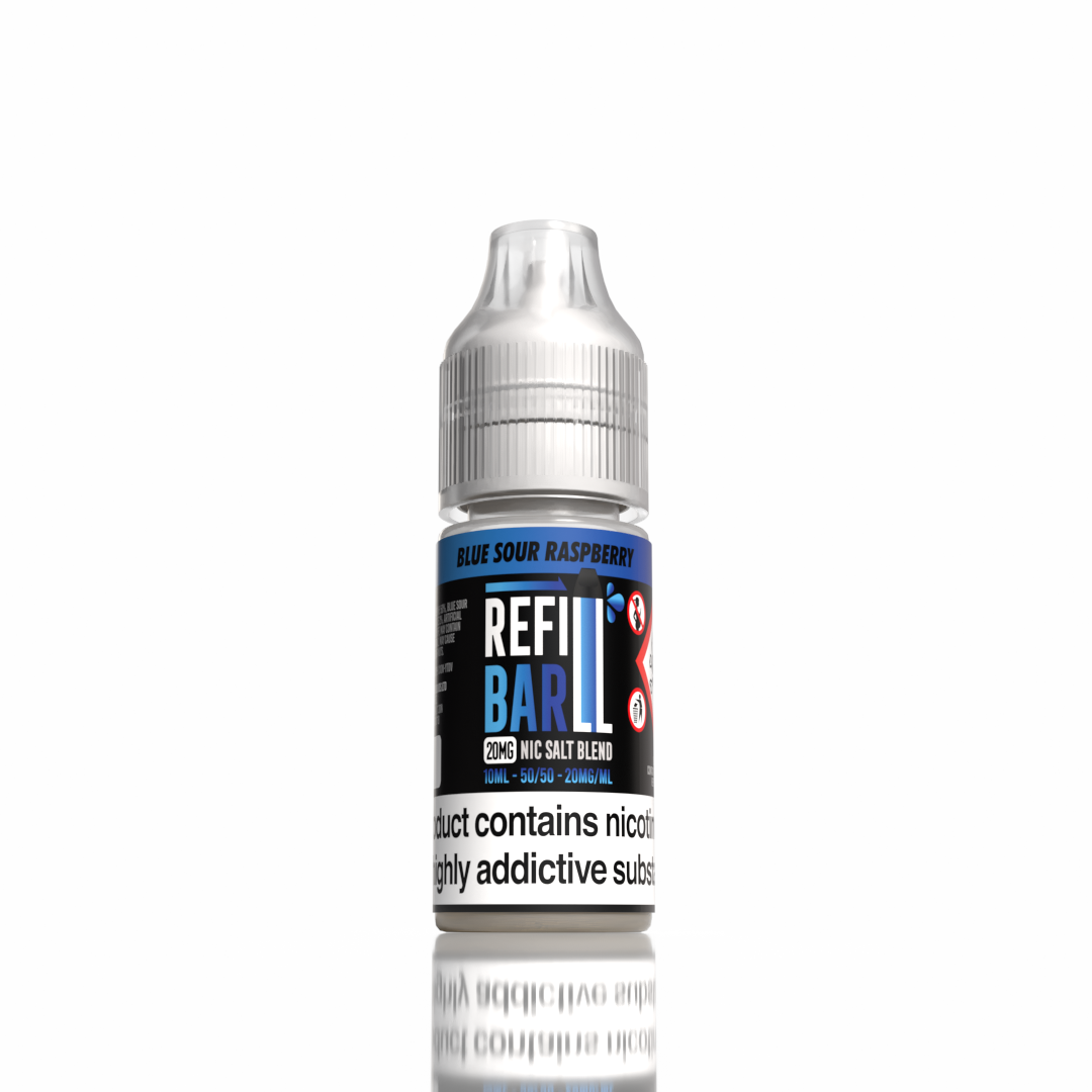 Refill Bar Salts Blue Sour Raspberry 10ml 50vg - (Pack Of 20)