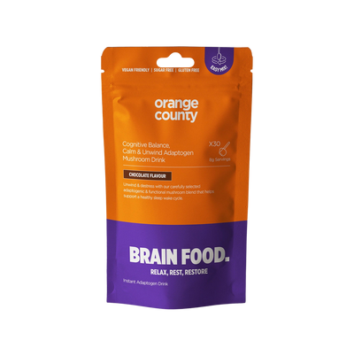 Orange County BRAIN FOOD. Calm & Unwind Chocolate 240g