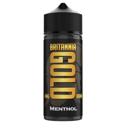 Britannia Gold Shortfill Menthol 100ml 0mg 40vg - (Pack Of 5)