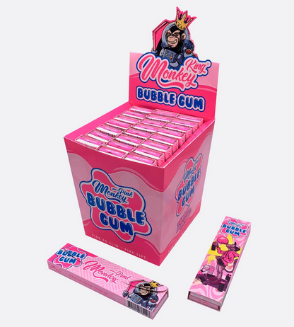 Monkey King Scented Smell Papers & Tips: Bubblegum - King Size (24 Pack)
