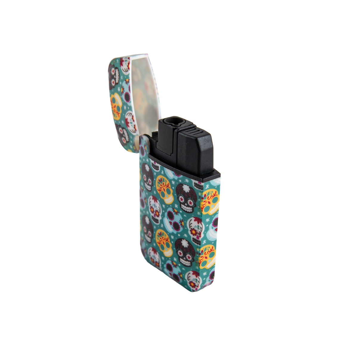 Zengaz Zl-13 Camo And Calavera Wing Jet Lighters (12 Pack)