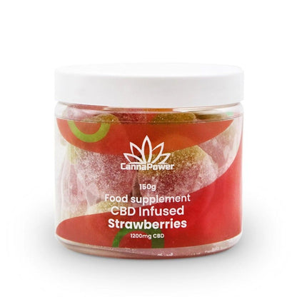 Cannapower CBD Infused Strawberries - 400mg - 125g