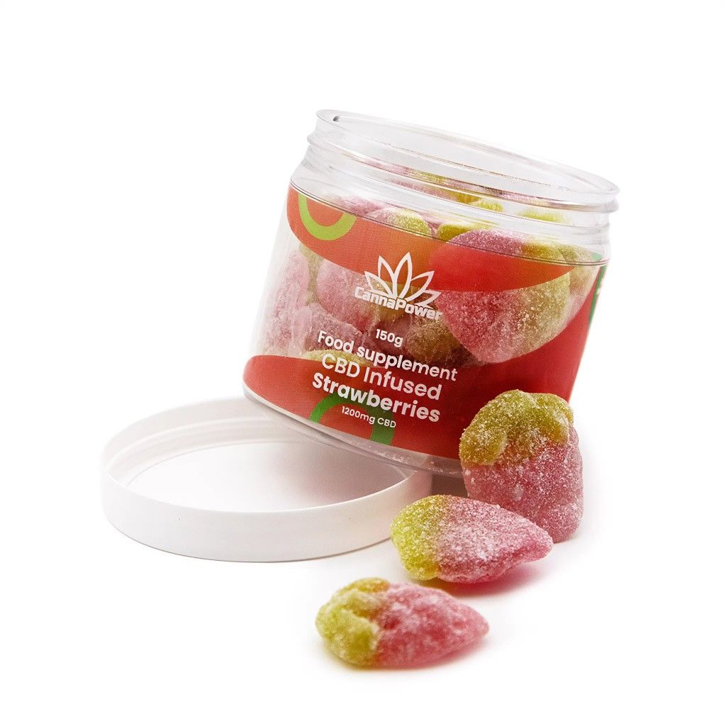 Cannapower CBD Infused Strawberries - 400mg - 125g