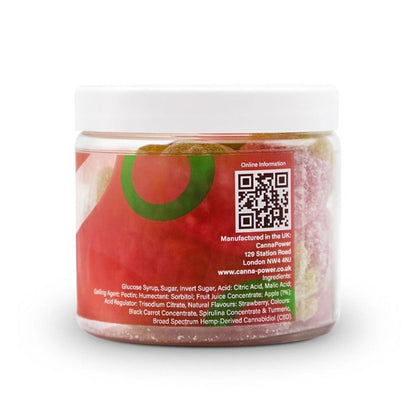 Cannapower CBD Infused Strawberries - 400mg - 125g