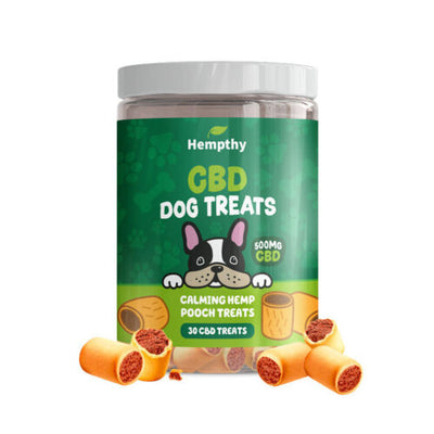 Hempthy CBD Dog Treats - 500mg CBD