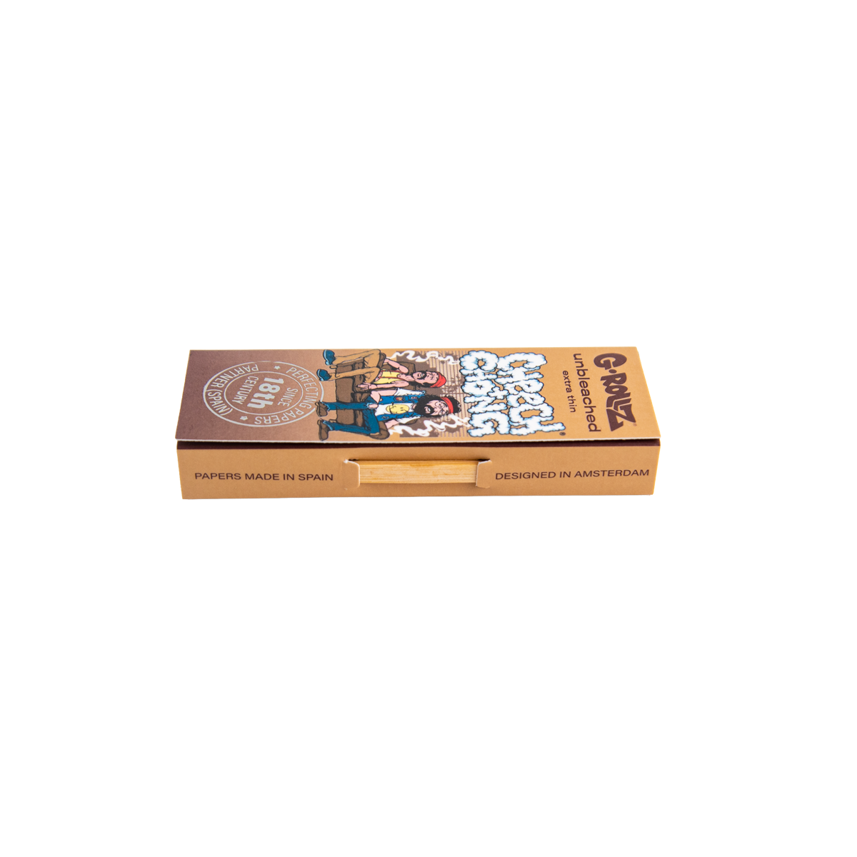 G-Rollz 'Cheech & Chong' 1-1/4 Unbleached Papers + Tips