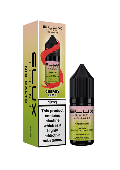 Elux Legend Nic Salts: Cherry Lime - 20mg (10 Pack)