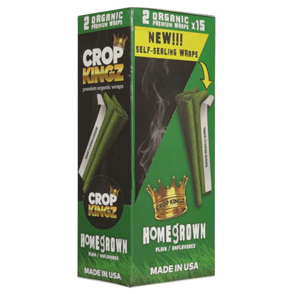 Crop Kingz Organic Premium Wraps - Homegrown (15pcs)