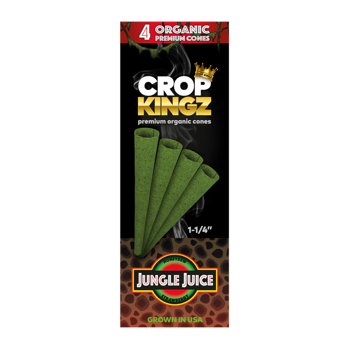Crop Kingz King Size Organic Premium Cones - Jungle Juice (10pcs)