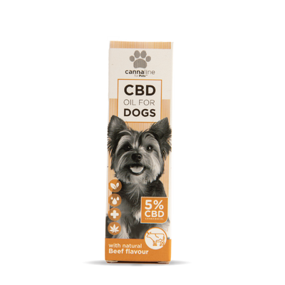 Cannaline CBD Oil For Dogs 10ml: Beef - 5% (Single Piece)