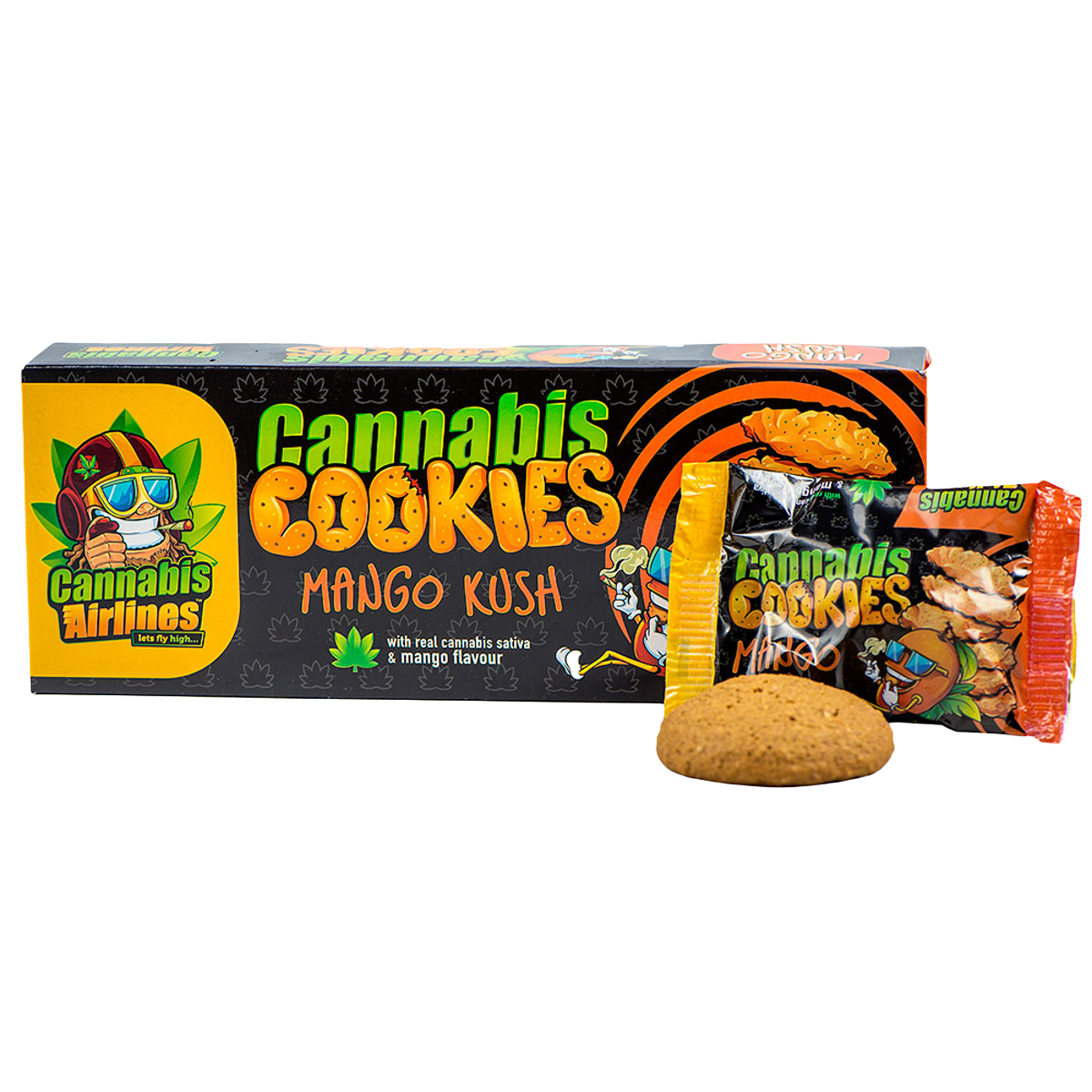 Euphoria Cannabis Airlines: Cannabis Cookies - Mango Kush (6 Pack)