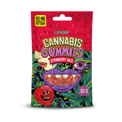 Euphoria Cannabis Gummies - Strawberry Haze