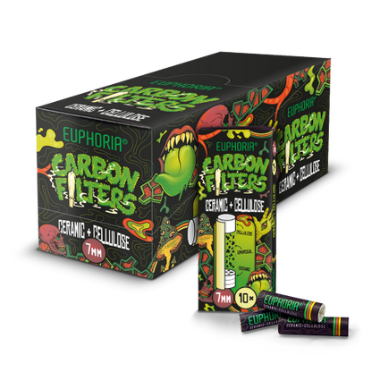Euphoria Cellulose + Ceramic Carbon Filters (30pcs x 10)