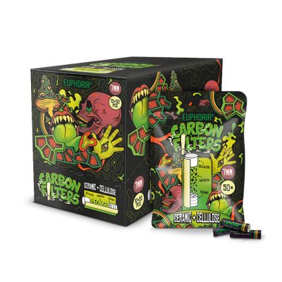 Euphoria Cellulose + Ceramic Carbon Filters (10pcs x 50)