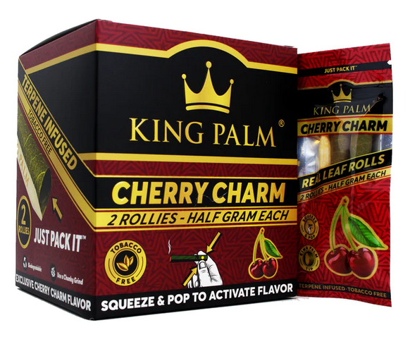 King Palm Terpene Infused Leaf Rolls (0.5gram) - Cherry Charm