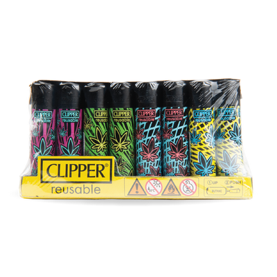 Clipper Lighters: Leaves 40 (48 Pack)
