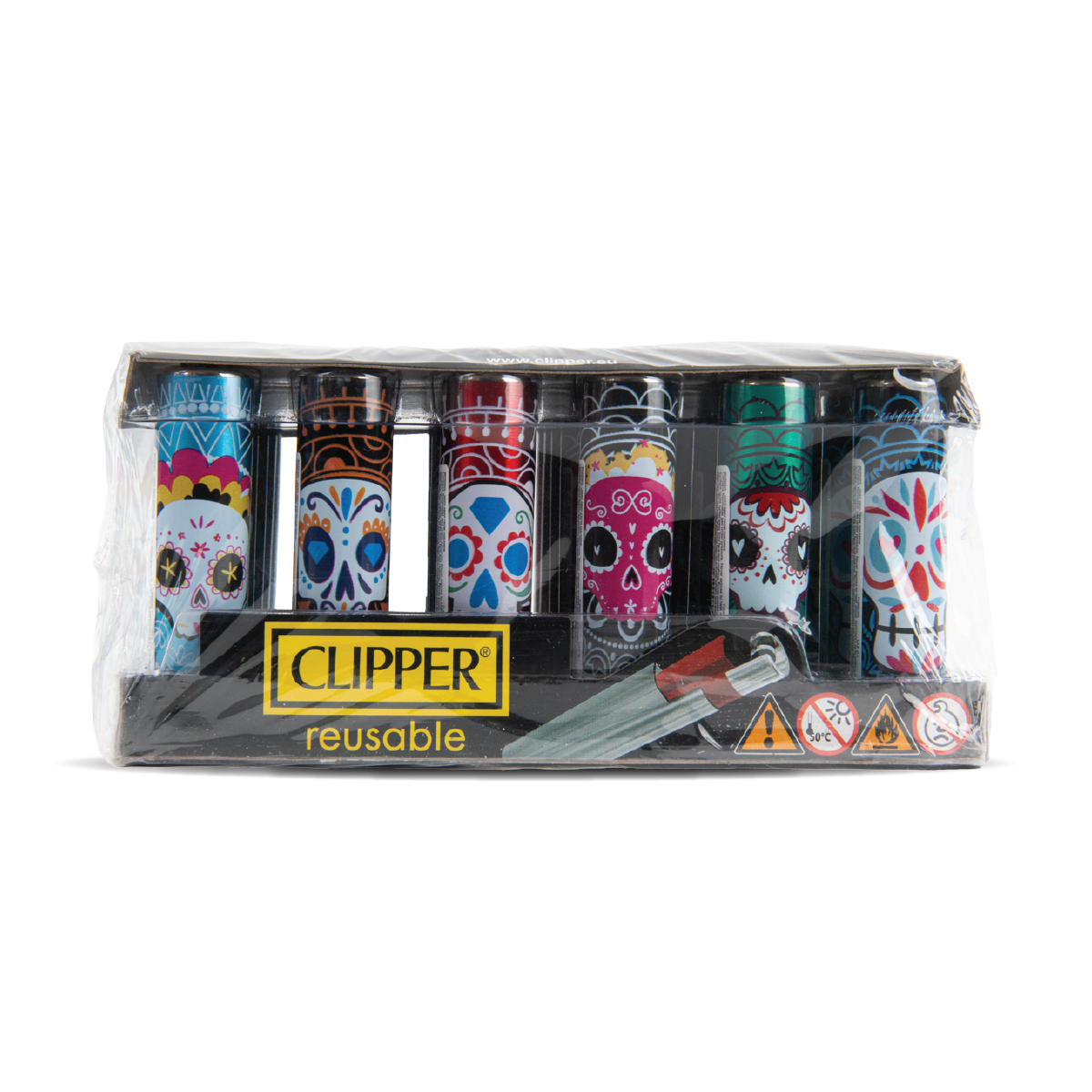 Clipper Lighters - Metal Mexican Life (30pcs)