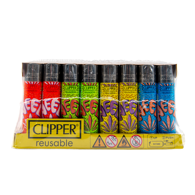 Clipper: Weed Flow LB Lighters (48 Pack)