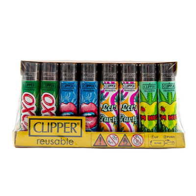 Clipper: Weed High LB Lighters (48 Pack)