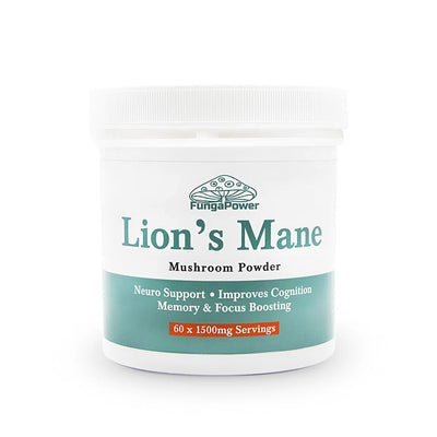 Fungapower Lions Mane Mushroom Powder - (60x1500mg)
