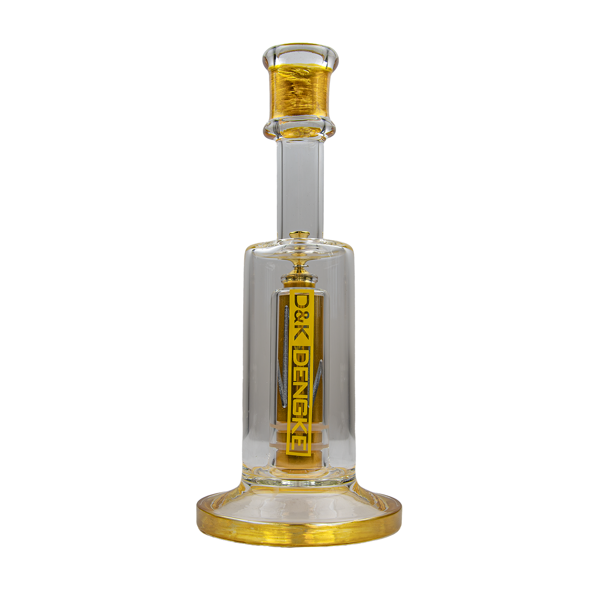 D&K 14 Inch Curved Pipe Glass Bong
