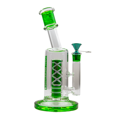 D&K 14 Inch Curved Pipe Glass Bong