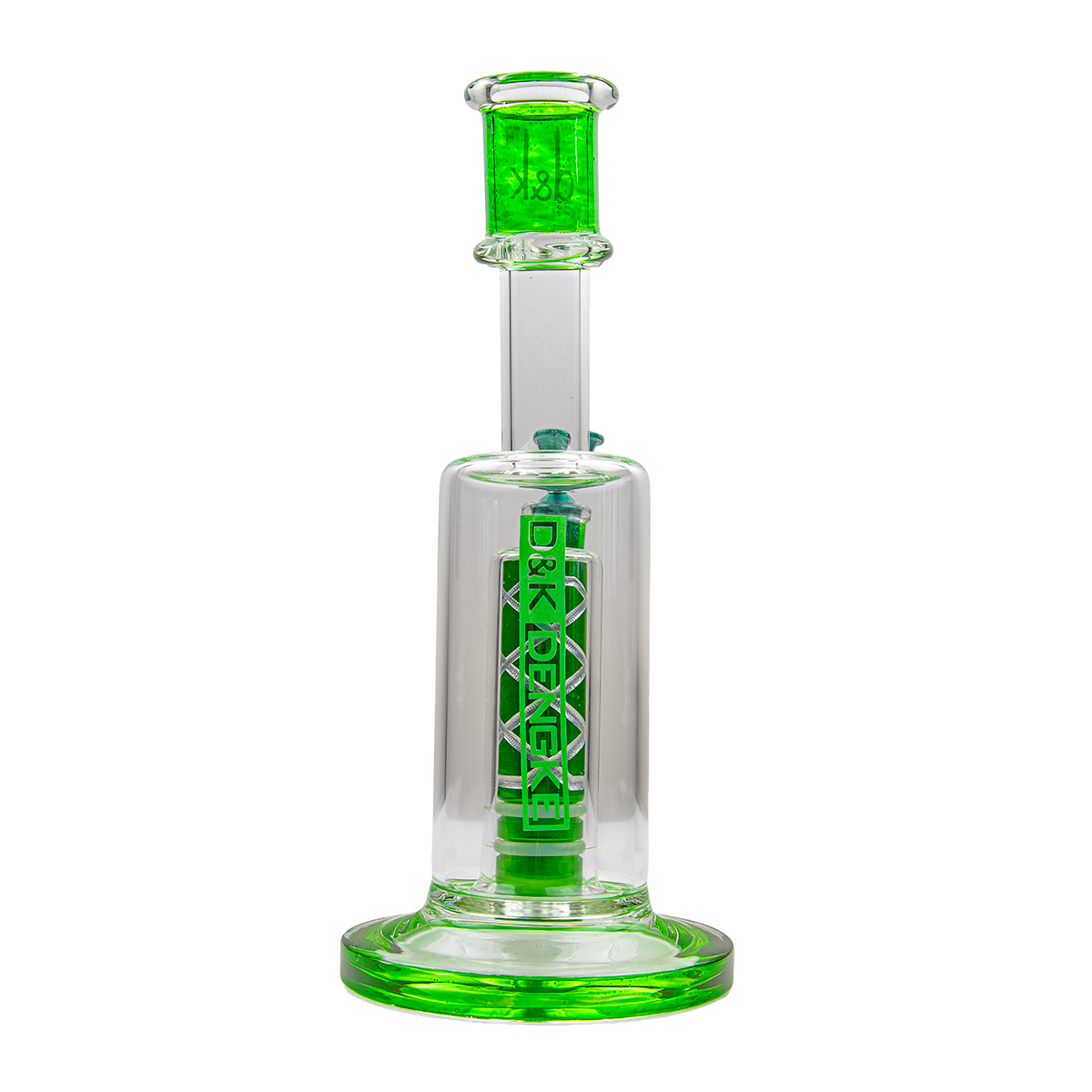 D&K 14 Inch Curved Pipe Glass Bong