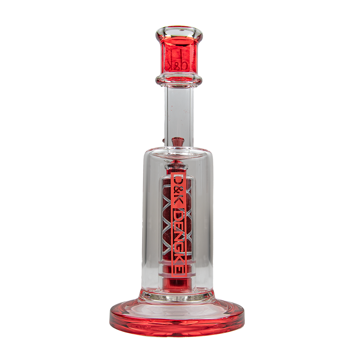 D&K 14 Inch Curved Pipe Glass Bong
